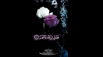 صباح الخير 💜اجمل حالات واتس اب💜 مقاطع قصيره💜 ستوريات💜 قران كريم سورة الكوثر 💜سعد الغامدي💜 بدون حقوق