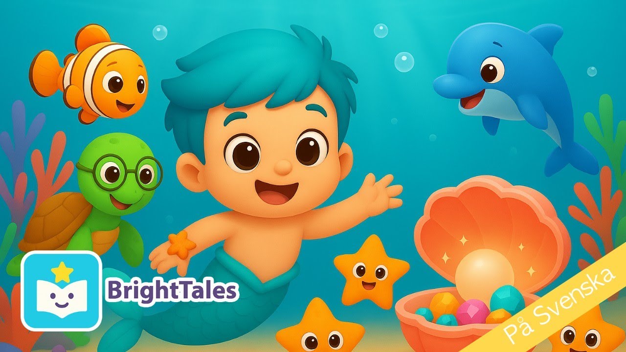 Max Sjöjungfruns Musikaliska Undervattensskattjakt 🎶🐬 | by BrightTales