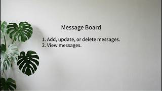 10. Message Board screenshot 3
