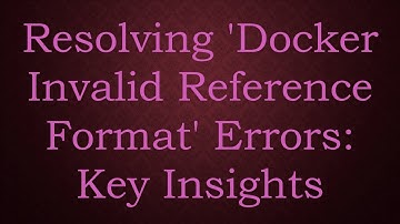 Resolving 