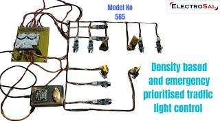 Density based and emergency prioritised traffic light control  // Engineering / electronic / project