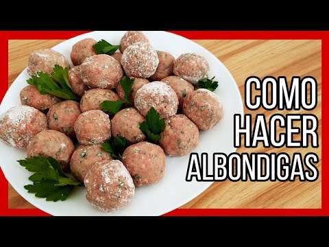 Albóndigas Receta ▷ Cómo Hacer Albóndigas de Carne Caseras