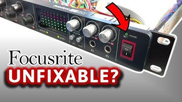 This Sound Interface REFUSED to be fixed (but it works anyways)