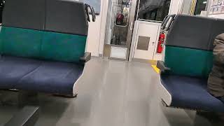 阿武隈急行AB900系AB-3編成の車両と車内2024.3.13 福島駅