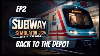 Subway Simulator 2025 - Treno urbano Ps5, Ritorno al deposito. Ep2 screenshot 2