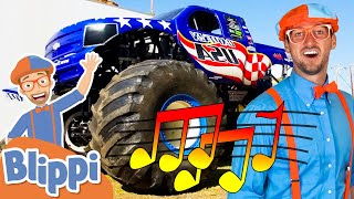 Blippi MONSTER TRUCKS Song | Educational Songs For Kids