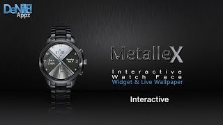 MetalleX HD Watch Face, Widget & Live Wallpaper screenshot 4