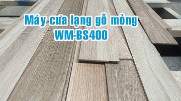 Máy cưa lạng gỗ mỏng WM-BS400 Woodmaster