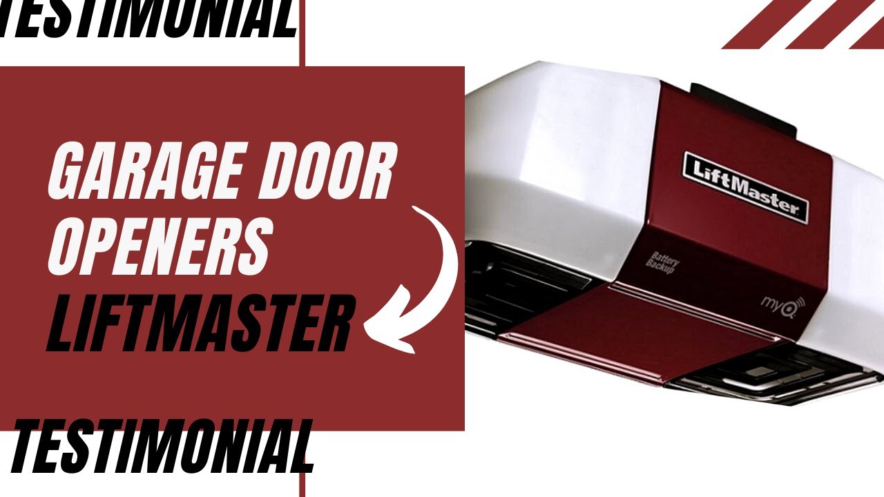 How to install a new garage door LiftMaster opener Armstrong Garage