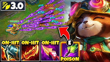 Teemo but I have so much attack speed it looks like I