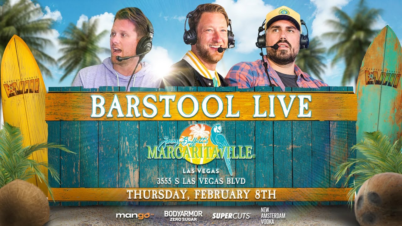 Barstool Live from Margaritaville, Las Vegas February 8th, 2024 YouTube