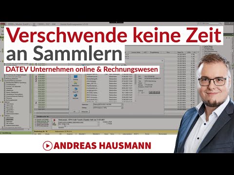 SEPA Sammelzahlung auflösen in DATEV Rechnungswesen mit DATEV Unternehmen online