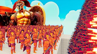 100x GOD ARES + 1x GIANT vs EVERY GOD - Totally Accurate Battle Simulator TABS