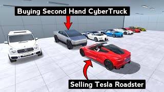 Selling Tesla Roadster & Buying A Second Hand Cybertruck - 3D Driving Class 2024 - Android gameplay