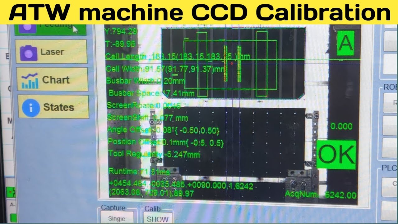 ATW machine CCD calibration। CCD calibration kese karte hai।CCD tooling ...