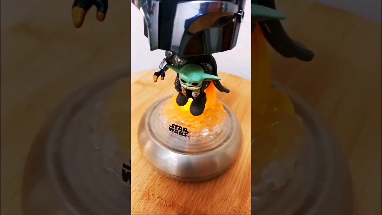 Custom Funko Pop/Mandalorian lights and brass base
