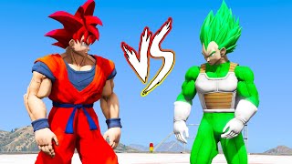 Goku Vs Vegeta - Gta V