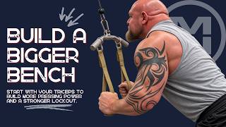 Best Tricep Exercises to Build a BIG Bench Press | Matt Wenning