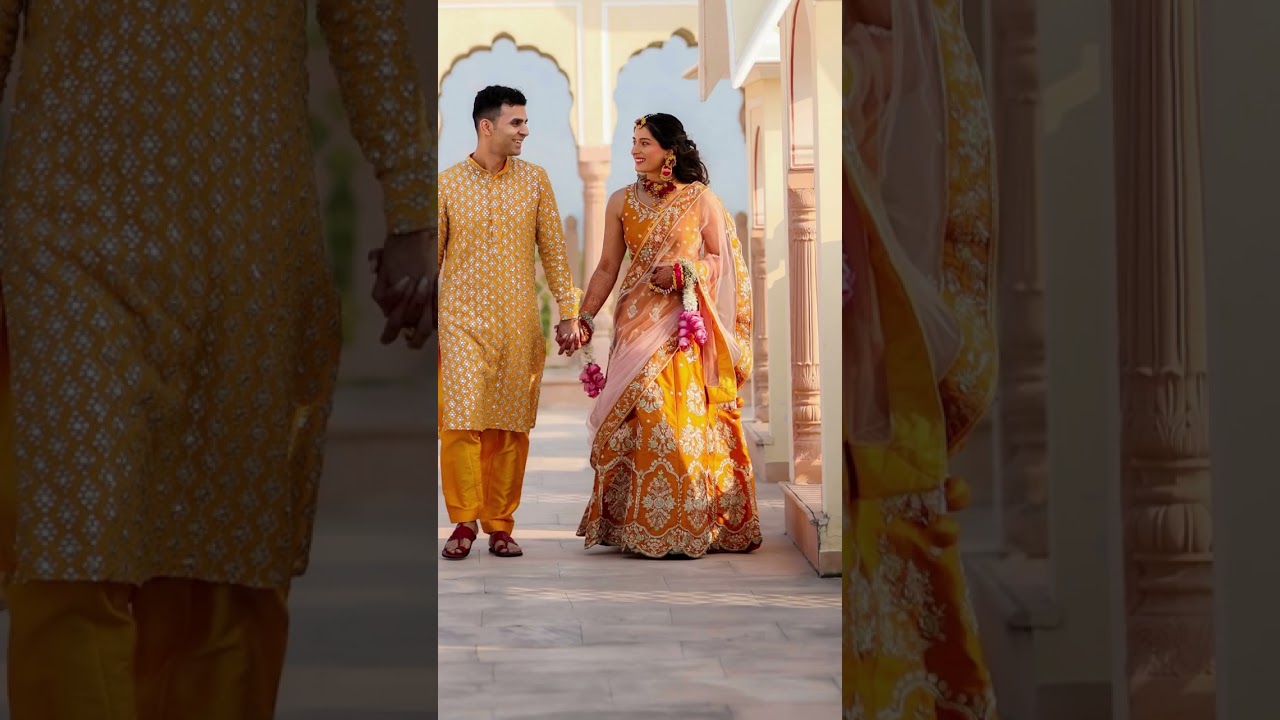 Our dream HALDI ceremony was all about fun! 😍 