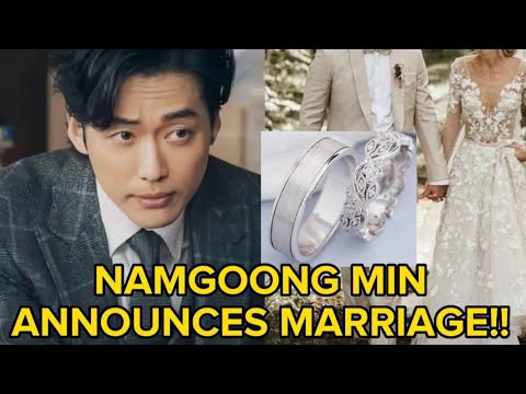 Actor Namgoong Min announced marriage with long time girlfriend