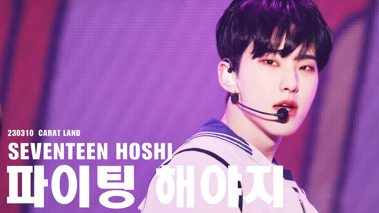 [FACECAM] 230310 세븐틴 부석순 호시 캐럿랜드 파이팅 해야지 직캠 4K