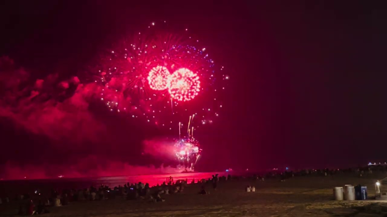 Virginia Beach Fireworks 2023💥 American independence day🇺🇸 (4th July )