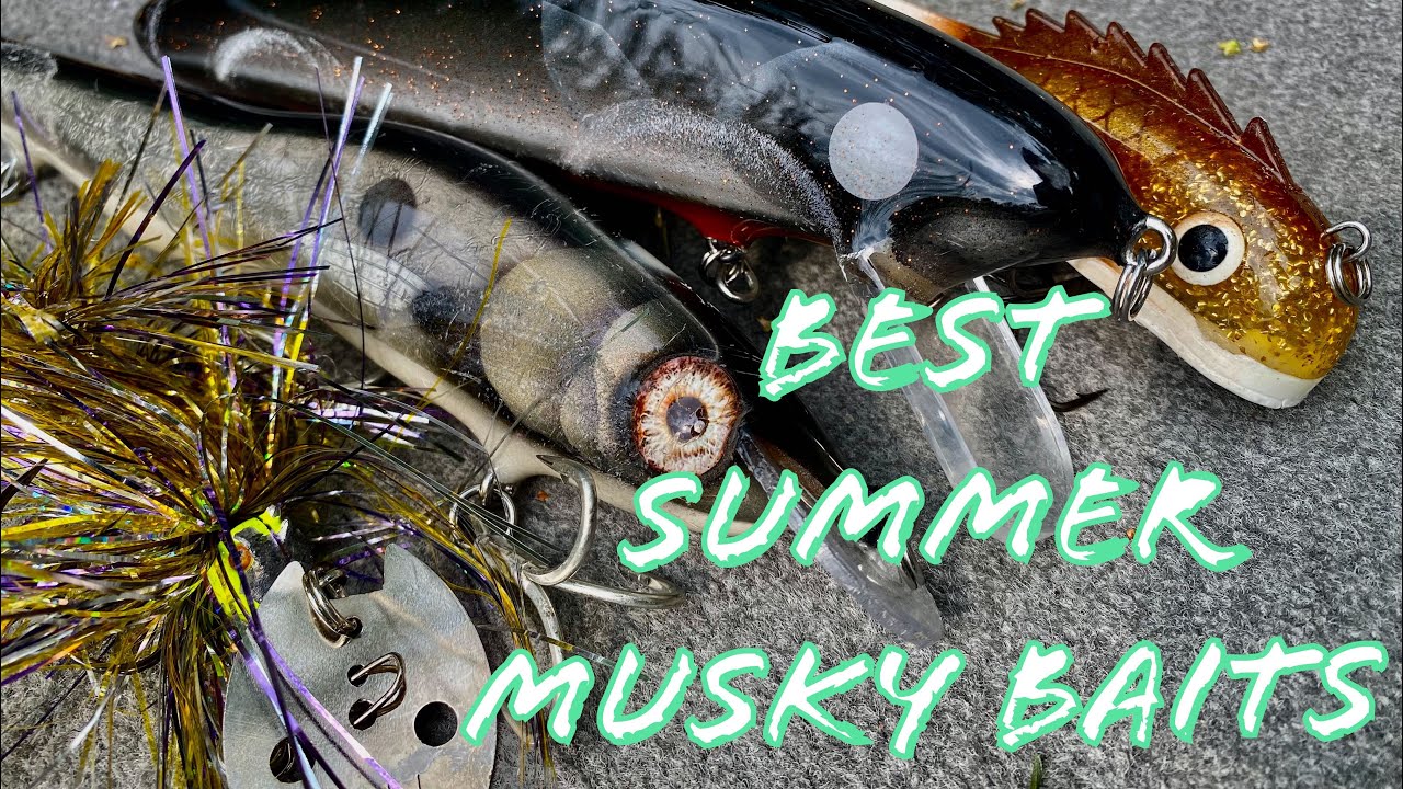 BEST Summer MUSKY BAITS for 2023, Muskie Fishing Northern Wisconsin 