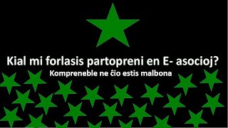 Kial mi ne partoprenas oficiale en lokaj asocioj? Esperanto