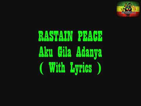 rastain peace aku gila adanya rastain peace aku gila adanya