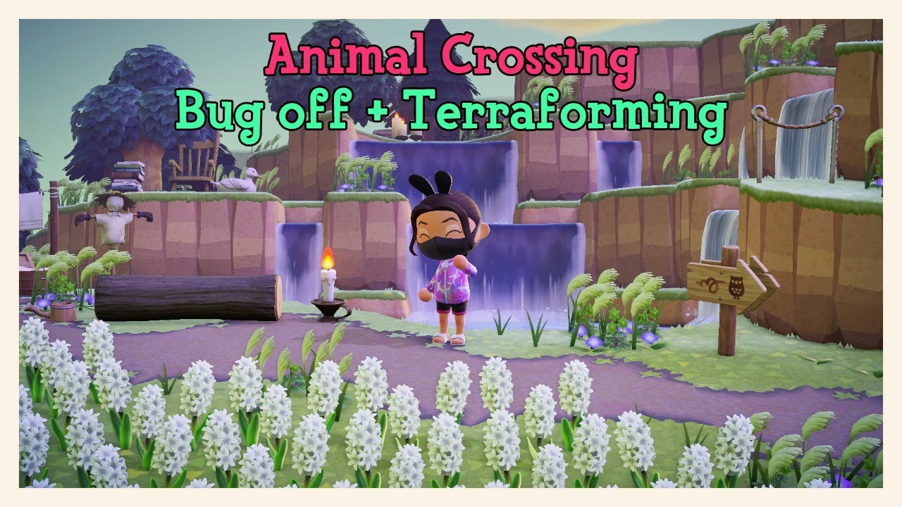 Animal Crossing New Horizons Bug Off + Terraforming Museum! - YouTube