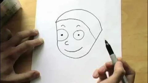 How to Draw a Boy Using the Word "Boy"