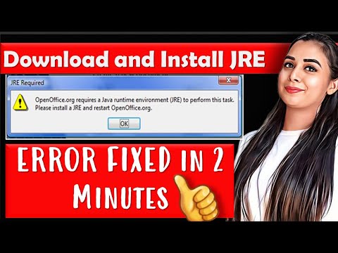 How to Install JRE in OpenOffice | [FIXED] OpenOffice requires a Java Runtime Environment| 10 IT-402