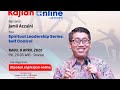 Spritual leadership series  self control 1  jamil azzaini  kajian online 08april2020