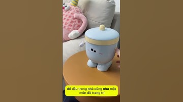 Thùng Rác Mini Cute – Điểm Nhấn Dễ Thương Cho Bàn Làm Việc! 🪣✨ #giadụngthôngminh #douyin #shorts