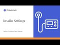 Insulin Pumps: the Master Module | Insulin settings | Diabetotech