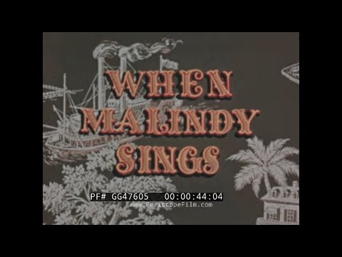 "WHEN MALINDY SINGS" 1950s TRADITIONAL BLACK SPIRITUALS w/ HOMER RODENHEAVER GG47605