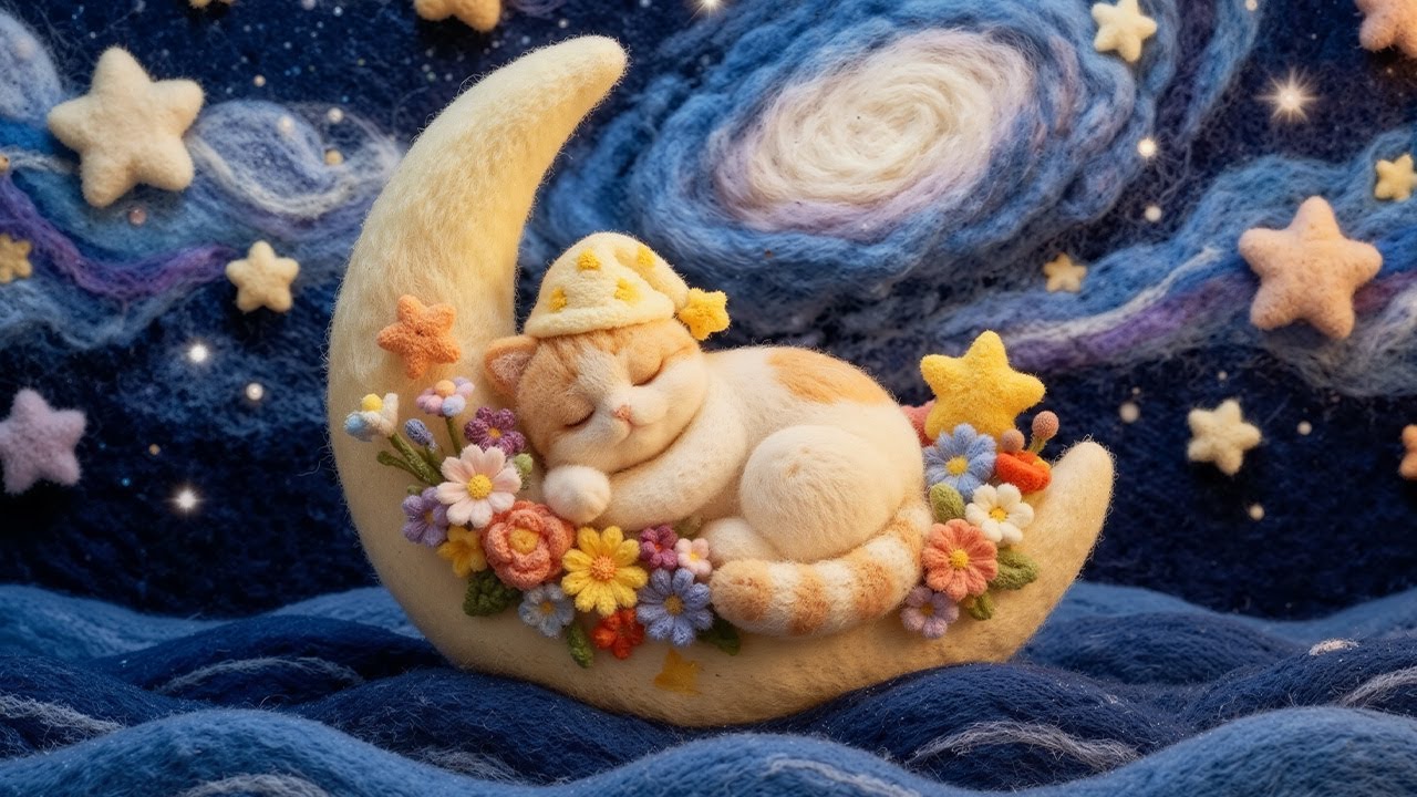 3 Hour Baby Sleep Music 🌙 4K Calming Lullaby for Deep Sleep, Relaxing Night Sounds