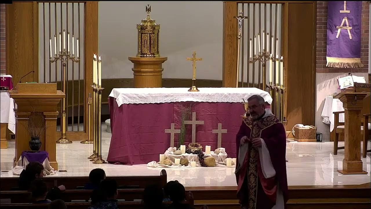 Gospel, Homily, Intercessions Friday after Ash Wednesday YouTube