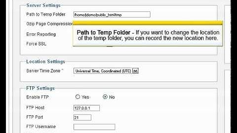 ‪Joomla 2.5 -‬ Global Configuration