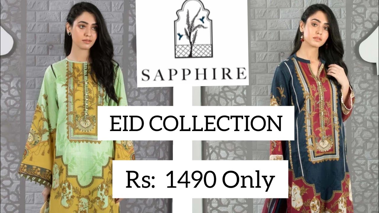 Sapphire New Eid Collection 2020| Rs: 1490