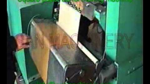 Square paper barrel making machine