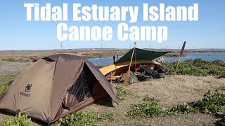 River Medway Canoe Trip - Part 2. Tidal Island Wild Camp. U-Boat Wrecks.  Burntwick Island.