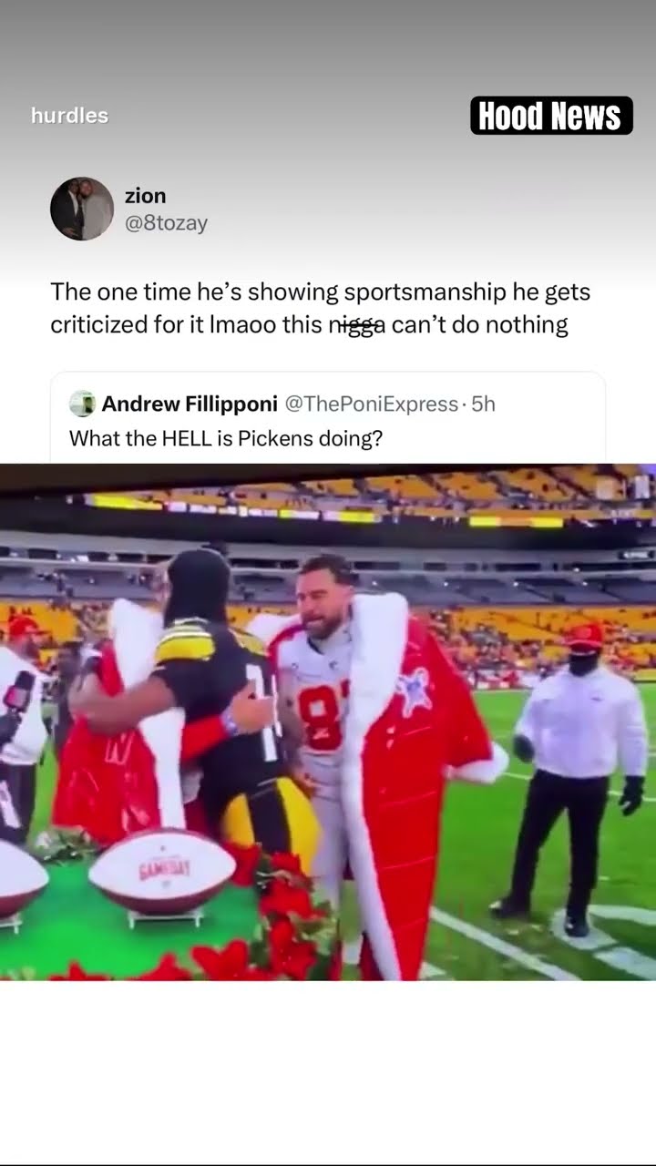 Looking for his next team? #hoodnews #georgepickens #traviskelce #patrickmahomes #chiefs #steelers