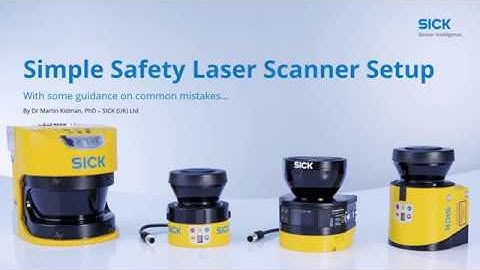 SICK Simple Safety Laser Scanner Set-up