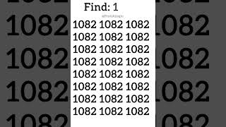 Only those with high iq can find 1028 within a glance. #iq #people #123 #puzzle #gkquize #shorts #1k