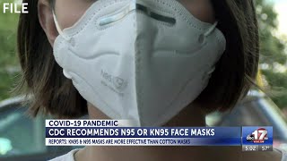 Report: CDC considers changing mask recommendations to N95 or KN95