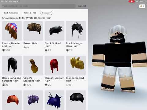 Roblox How To Make Kaneki Ken From Tokyo Ghoul In Roblox Youtube - how to be kaneki tokyo ghoul in robloxian high school youtube