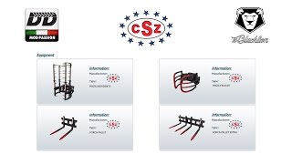 Farming Simulator 15 Presentazione CSZ Bale Claw + Pallet Fork Set Pack 2