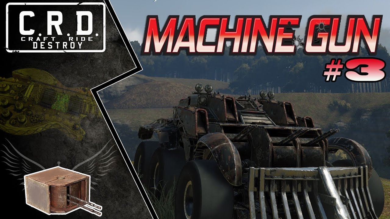 Crossout: [ ST-M26 Tackler x4 ] Machine Gun #3 [ver. 0.9.50]