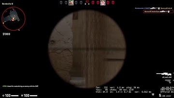 AWP No Scope Headshot Clutch Dust 2